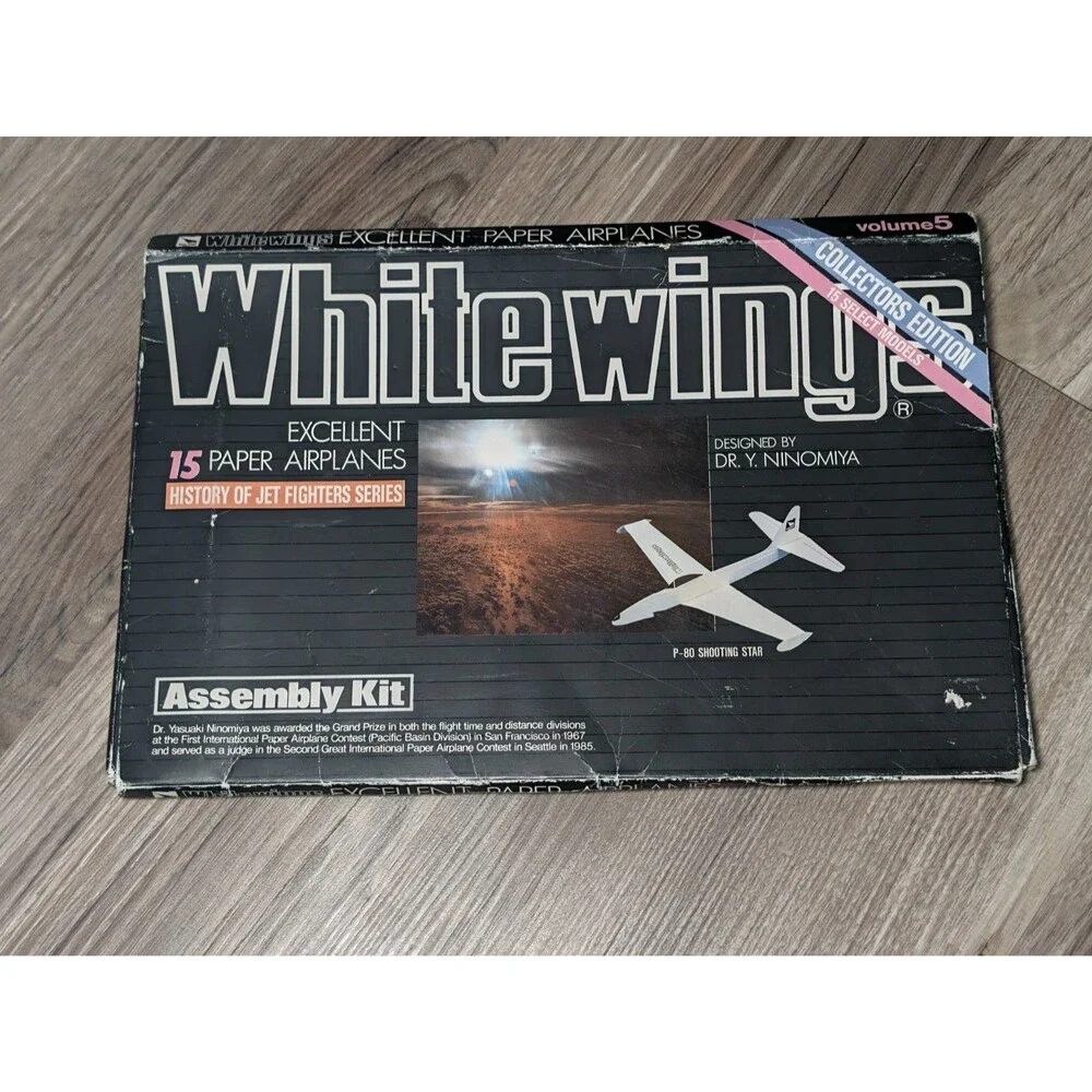 Whitewings Excellent Paper Airplanes Vol 5 Jet Fighters Ninomiya 10 Models Vinta